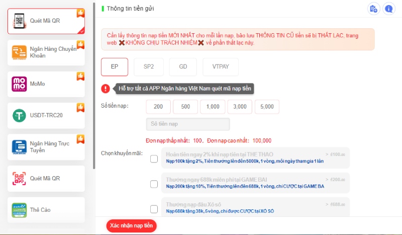 Hướng dẫn nạp tiền GI8 trên máy tính Hướng dẫn nạp tiền GI8 trên máy tính