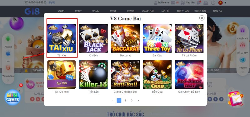 Cách chơi tài xỉu tại GI8 dễ dàng