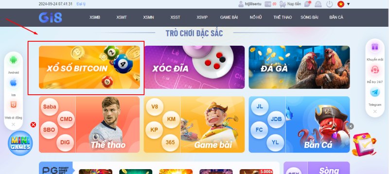 Chơi xổ số bitcoin GI8 dễ dàng Chơi xổ số bitcoin GI8 dễ dàng
