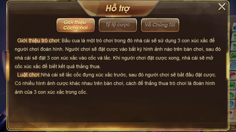 Luật đặt cược bầu cua GI8 Luật đặt cược bầu cua GI8